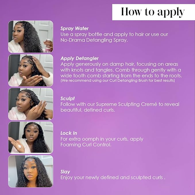 Curl Detangler, Moisturizing Curl Softener