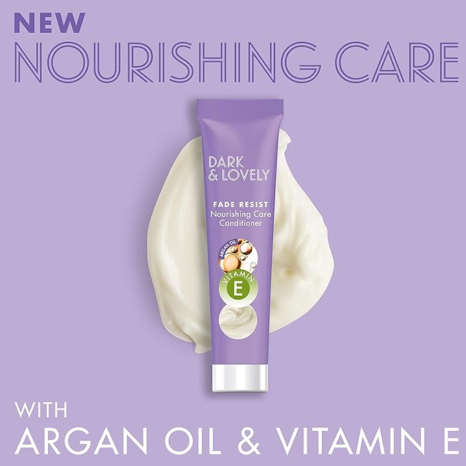 SoftSheen-Carson Dark and Lovely Fade Resist Rich Conditioning Hair Color, Permanent Hair Color, Up To 100 percent Gray Coverage, Brilliant Shine with Argan Oil and Vitamin E, Sun Kissed Brown