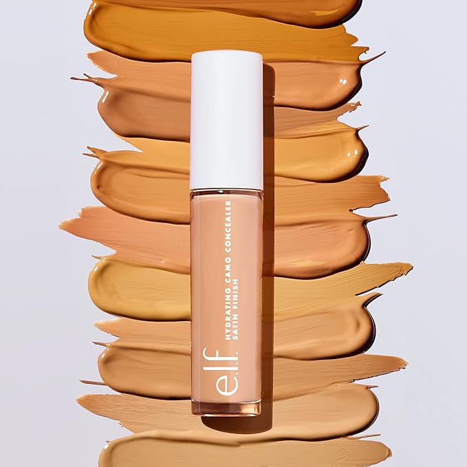 e.l.f. Hydrating Camo Concealer, Lightweight, Full Coverage, Long Fl Oz
