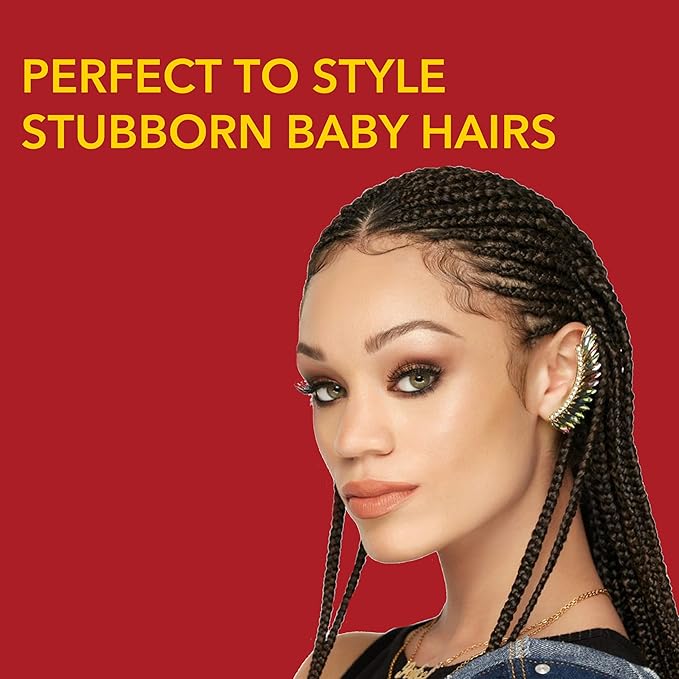 Creme of Nature with Argan Oil From Morocco Perfect Edges Hair Gel, 24 Hour Hold with Moisture and Exotic Shine, Extra Firm Hold, 2.25 Oz (Pack of 1)