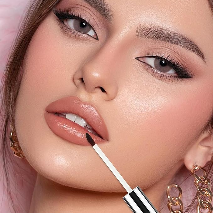 Peel Off Lip Liner Stain Velvet Tint – Long-Lasting, Moisturizing, Non-Sticky Matte Lip Lacquer, Highly Pigmented, Smudge-Proof Liquid Lipstick Makeup (orange color)