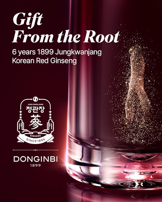Donginbi Red Ginseng Daily Defense Essence - Antioxidant Serum for Face, Korean Red Ginseng Skin Care, 2.03 floz / 60ml