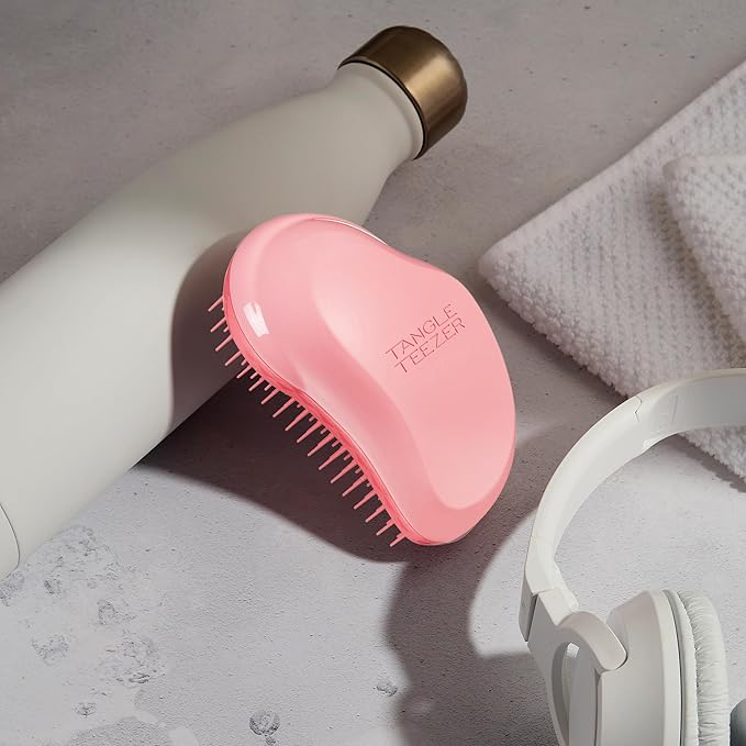 Tangle Teezer Original Detangler Brush, Dry & Wet Hair Brush for Thick & Curly Hair Types, Pink Punch