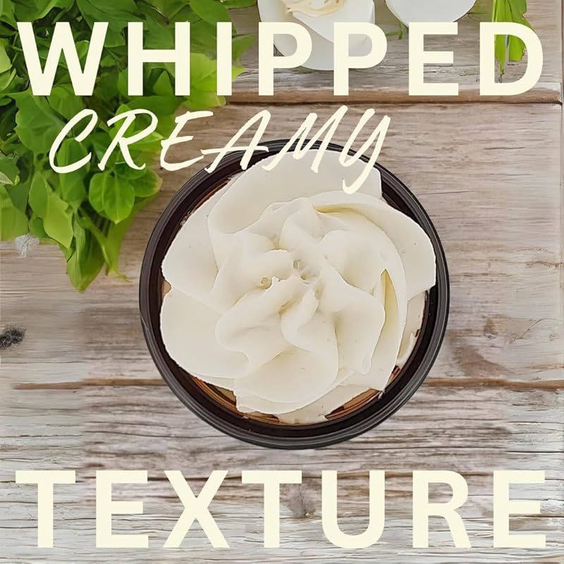 Beef Tallow for Skin Care, Face, Hands - Natural Moisturizer - Whipped - Organic Grass-Fed Beef Fat - Vitamins A, D, E, K - Dry Skin, Baby Diaper Cream - Hydrating - Warm Vanilla - 2 oz Jar