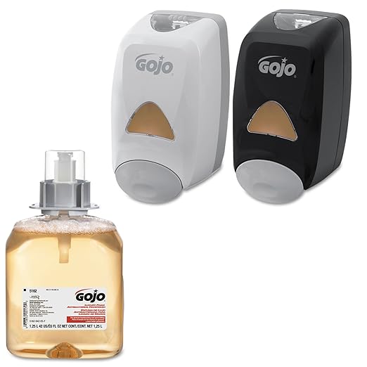 GOJO Luxury Foam Antibacterial Handwash, Fresh Fruit Fragrance, 1250 mL Foam Hand Soap Refill for GOJO FMX-12 Push-Style Dispenser (Pack of 3) – 5162-03