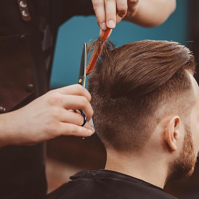 Hair Cutting Scissors Set Black