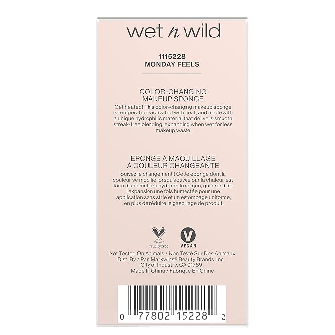wet n wild Mood Makeup Sponge Monday Feels (Pack of 2)