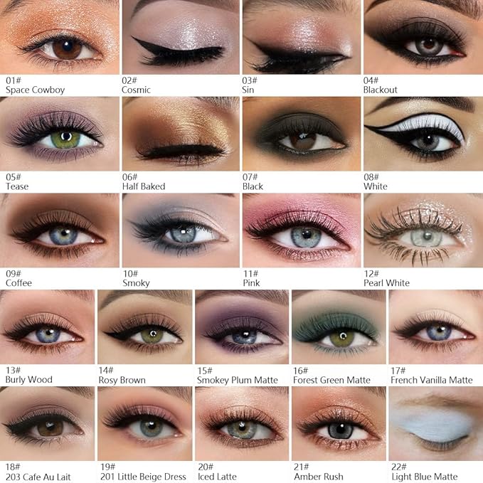 Kaely Pressed Single Eyeshadow Makeup, Golden Shimmer Highly Pigmented Monochrome Eye Shadow Palette, Waterproof Neutral Powde Mini Eyeshadow, sombras para ojos, Lightweight Blendable, 06