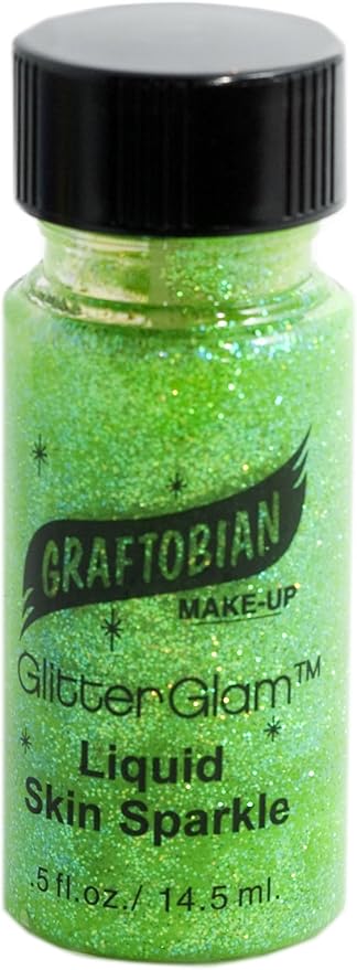 Graftobian Liquid Glitter - Electric Jade 0.5 oz