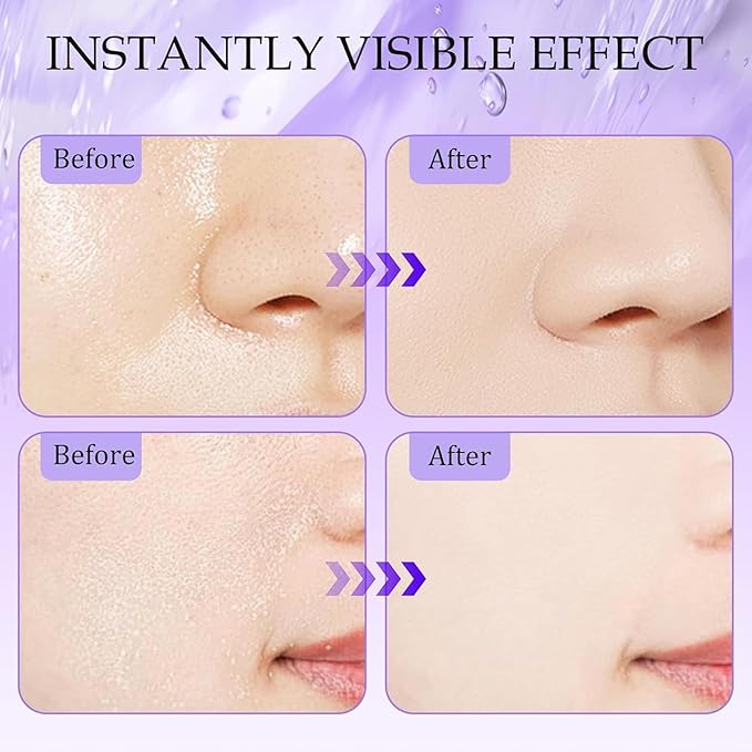 Blue Matte Powder Oil Control Face Pressed Powder Long-Lasting Makeup