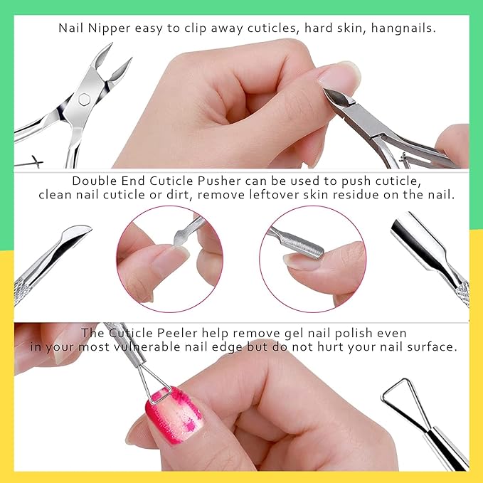 FANDAMEI Nail Buffer and File,