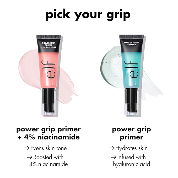 e.l.f. Power Grip Primer + 4% Niacinamide, Gel-Based Fl Oz