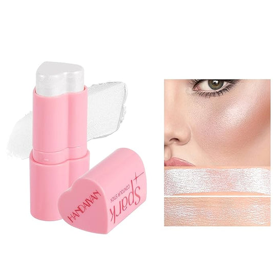Heart Blush Stick, Matte Rouge Stick, Cheek Contour (01#, 0.) 21 OZ