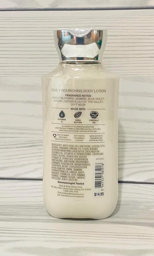 Bath & Body Works Bath and Body Works Moonlight Path Super Smooth Lotion Sets Gift For Women 8 Oz -2 Pack (Moonlight Path) blue 16 Fl Oz