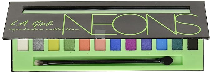 L.A. Girl Beauty Brick Eyeshadow Collection, Neon GES334A