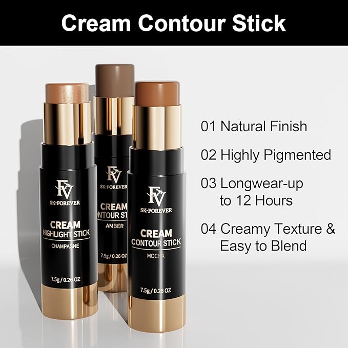 FV Contour Stick, Blendable & Smooth Cream Contour 02 Mocha
