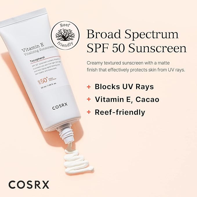 COSRX Daily SPF 50 Vitamin E Vitalizing