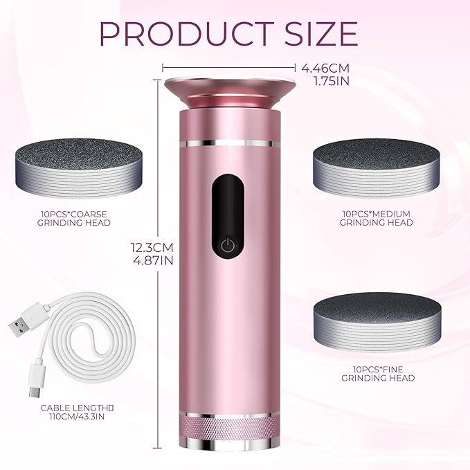 krofaue Electric Callus Remover for