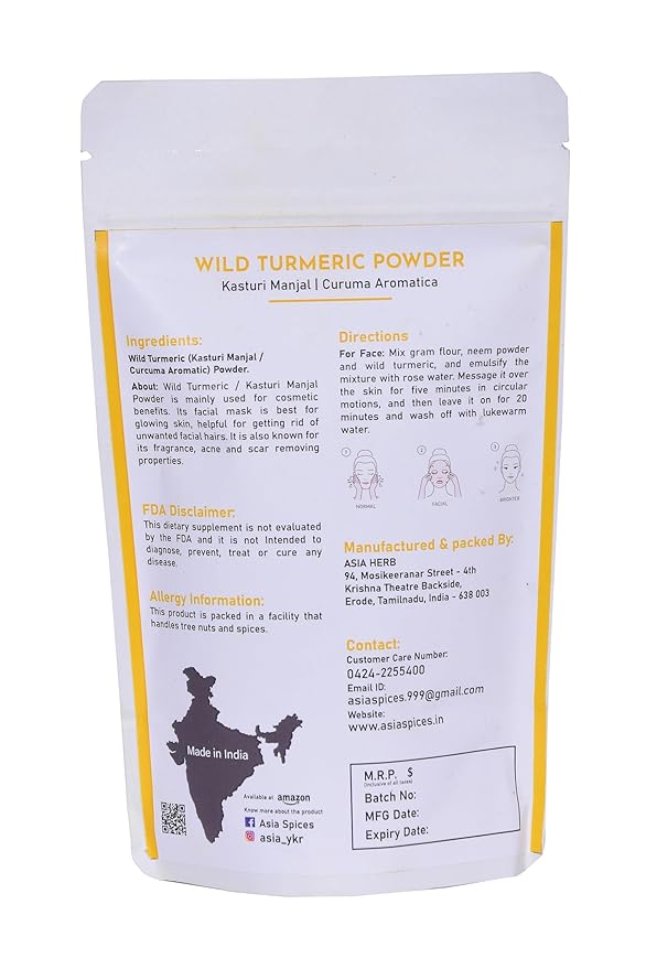 Asia Wild turmeric Powder by Asia | 100g 100g
