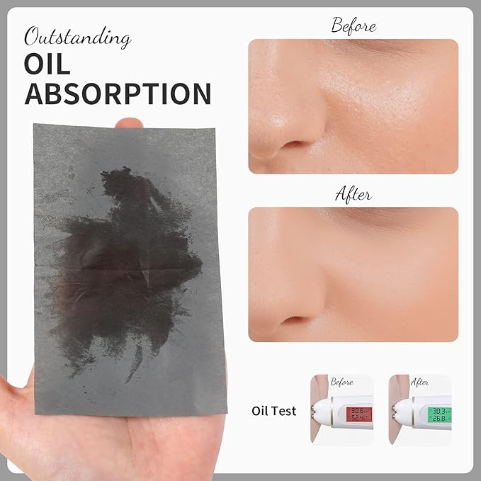 Oil Blotting Sheets for Face, DUcare 100 Counts For Face
