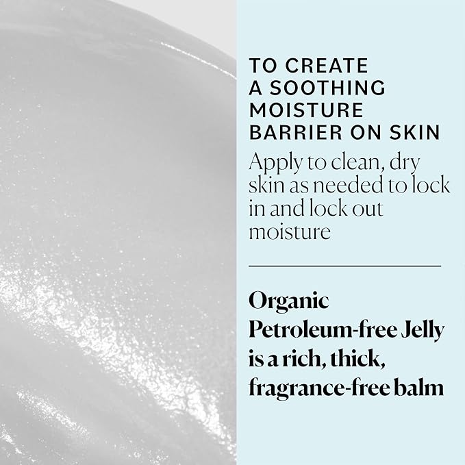 Sky Organics Organic Petroleum-free Jelly, Multi-Purpose Skin Care Balm with Organic Shea Butter, Coconut Oil, Olive Oil & Vitamin E, Moisturizing Lip Balm & Moisturizer for Dry Skin, 2.5 Oz