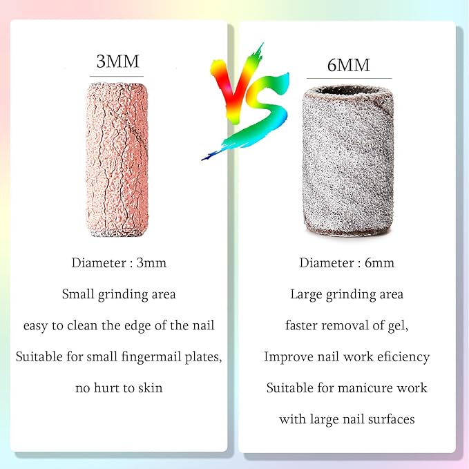 100pcs nail drill bits small