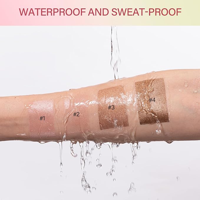 MEICOLY Cream Bronzer Stick, Natural Highlight Contour Makeup,Face Highlighter Stick,Contour Stick Facial Contouring Stick,Buildable Face Bronzer Face Shaping,Waterproof,01 Warm Glow