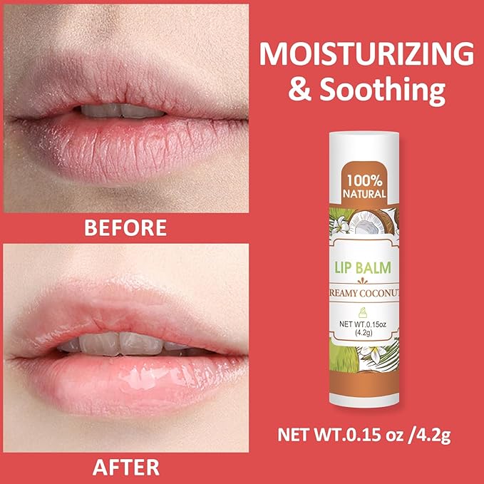 128 Pack Lip Balm, Natural Lip