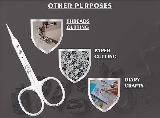 Cuticle Scissors Curved Blade -