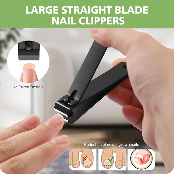 Heavy duty straight blade nail