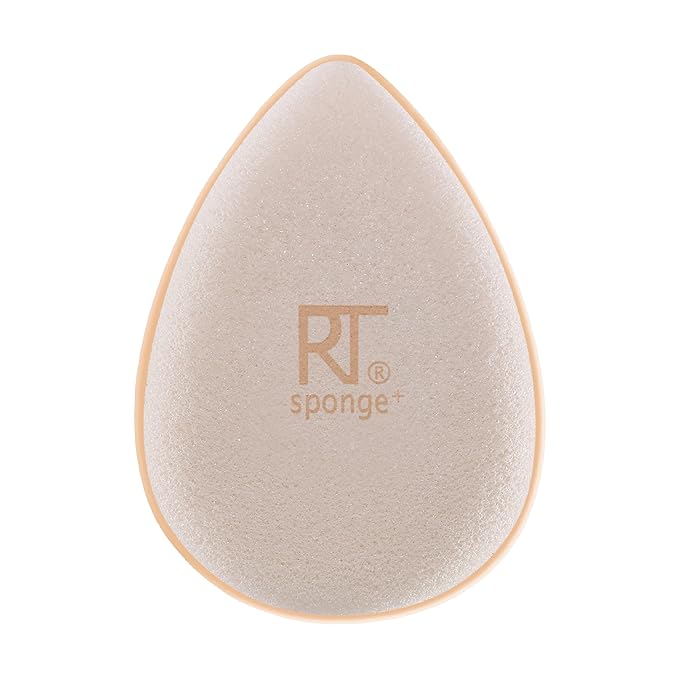 Real Techniques Miracle Cleansing Sponge, Skincare Facial Cleansing Tool with Probiotics, Exfoliate & Deep Cleans Pores, Dual Sided, Gentle on Skin, Cruelty Free, 1 Count