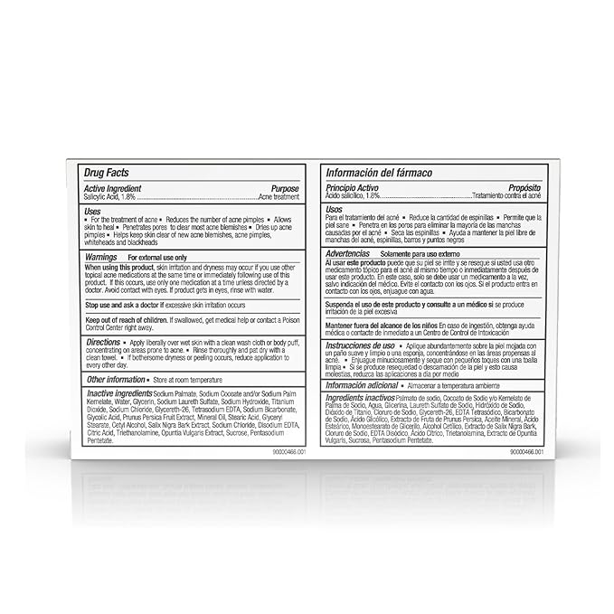 Asepxia Deep Cleansing Acne Treatment Bar Soap with Baking Soda and 2% Salicylic Acid, 4 Ounce