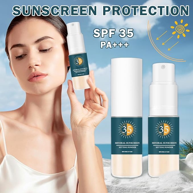 Mineral Sunscreen Powder for Face Spf Powder Sunscreen