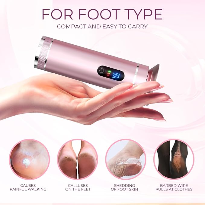 krofaue Electric Callus Remover for