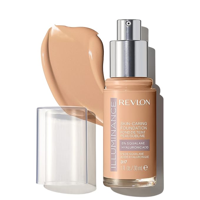Revlon Illuminance Skin-Caring Liquid Foundation, Hyaluronic Acid, Hydrating of 1)