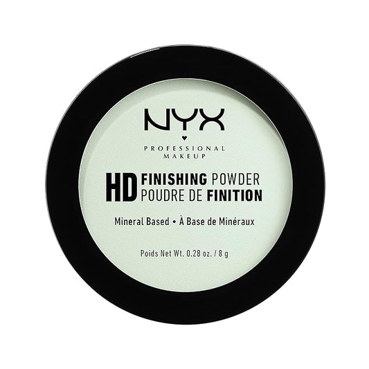 NYX PROFESSIONAL MAKEUP HD Finishing Powder, Pressed Setting Mint Green