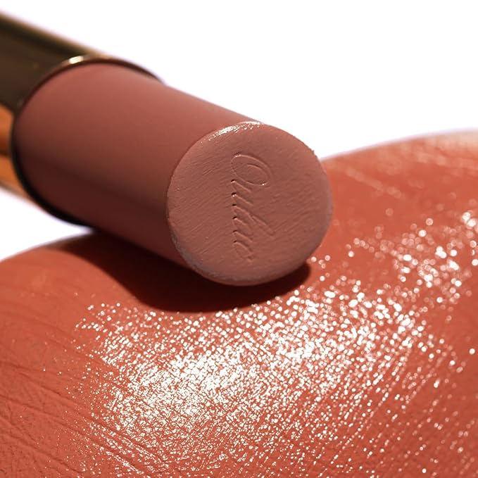 Oulac Color Rich Satin Lipstick - Medium Brown Full Coverage Lip Color, Creamy Silky-Smooth, Moisturizing, Satin Matte Finish, Infused With Shea Butter, Vegan & Clean Beauty, 4g, SG15 Barbara