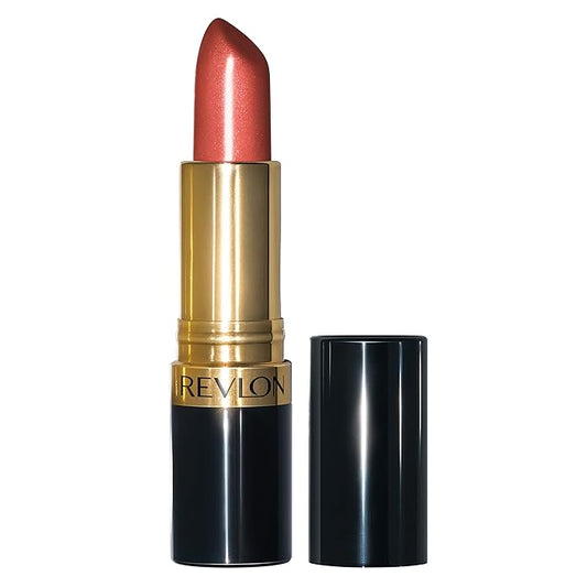 Revlon Super Lustrous Lipstick, Creamy Formula For Soft, Fuller-Looking Lips, Moisturized Feel, Cinnamon Bronze, 0.15 oz