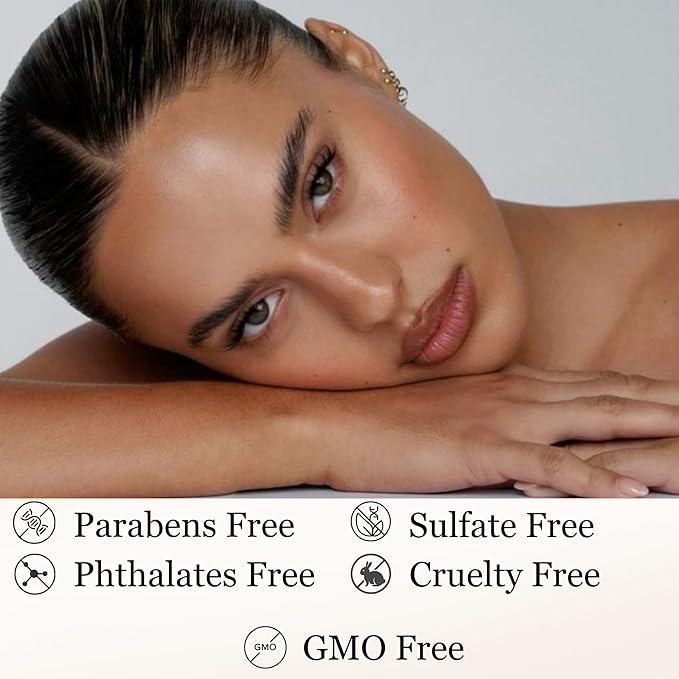 Ultimate Hydration & Anti-Aging Hyaluronic-Acid Facial Serum | with CoQ10, Vitamin B, Vitamin C & Chamomile Extract | Soothing, Plumping & Renewing | For Sensitive Skin | Non greasy 1 fl oz