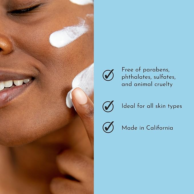 BOLDEN Hydrating Cleanser | Moisturizing Daily Face Wash for Dry, Sensitive Skin | Non-Stripping & Fragrance Free | 3.4 fl oz