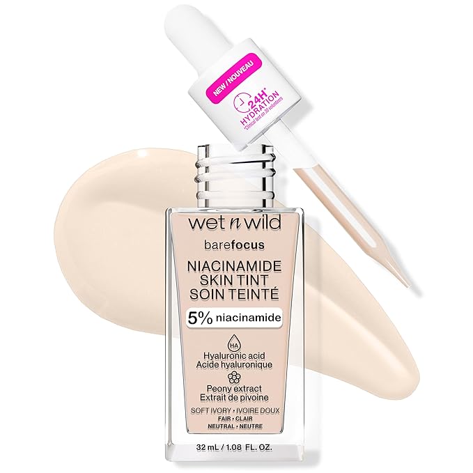 wet n wild Bare Focus Skin Tint, 5% Soft Ivory