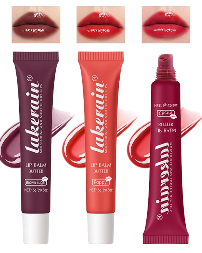 Tinted Lip Butter Balm-3 Colors Vanilla Oil