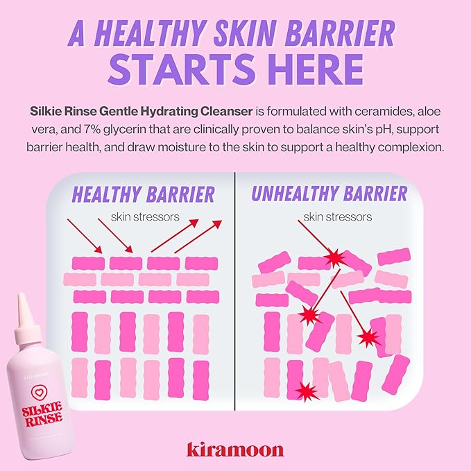 Face wash silkie rinse hydrating