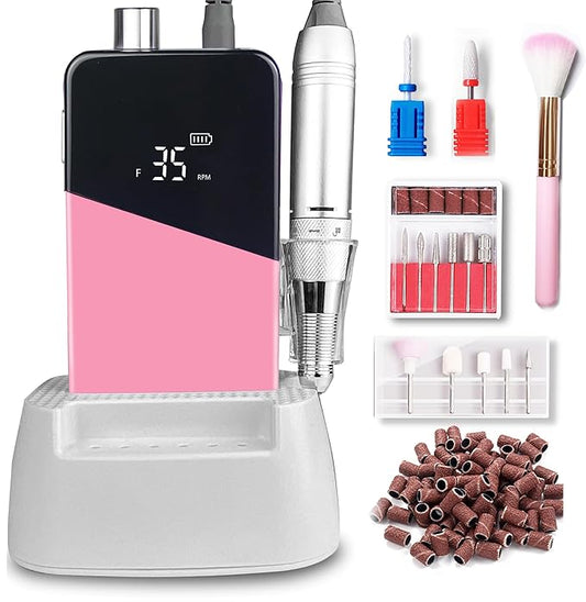 Professional Nail Drill ,OBEEGOO Rechargeable