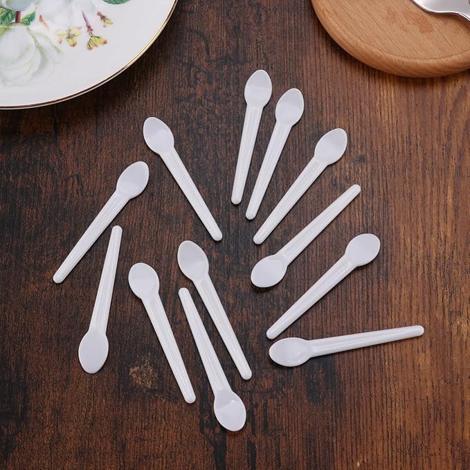 100pcs Makeup Scoop Cosmetic Scoop Face Cream Spatula