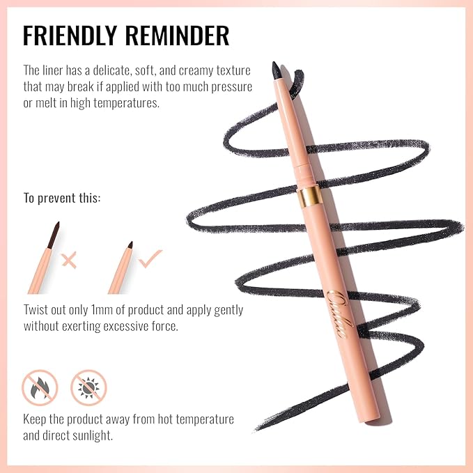 Oulac Waterproof Lipliner Pencil Set - Smooth and Creamy, Retractable Lip Makeup for Precision Application, Vegan & Cruelty-Free, 02+05+06
