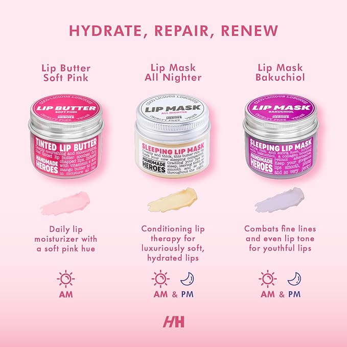 100% Natural Vegan Lip Butter Sleeping Boosting)