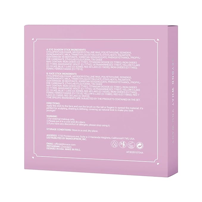 Neutral Eyeshadow Stick Makeup Set, Metallic Shimmer Matte Cream Eye Shadow Eyeliner Brightener Pencil Crayon - Classic 6PCS A012