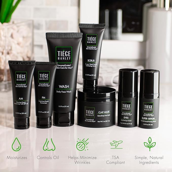 Tiege Hanley Mens Skin Care Set, Revitalization Skin Tiege