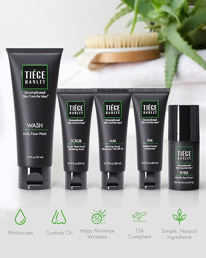 Tiege Hanley Mens Skin Care Set, Advanced Skin Tiege